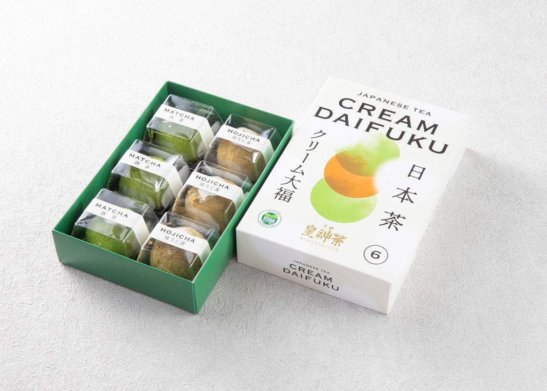 Sumekami-cha Japanese Tea Cream Daifuku [Frozen Delivery]