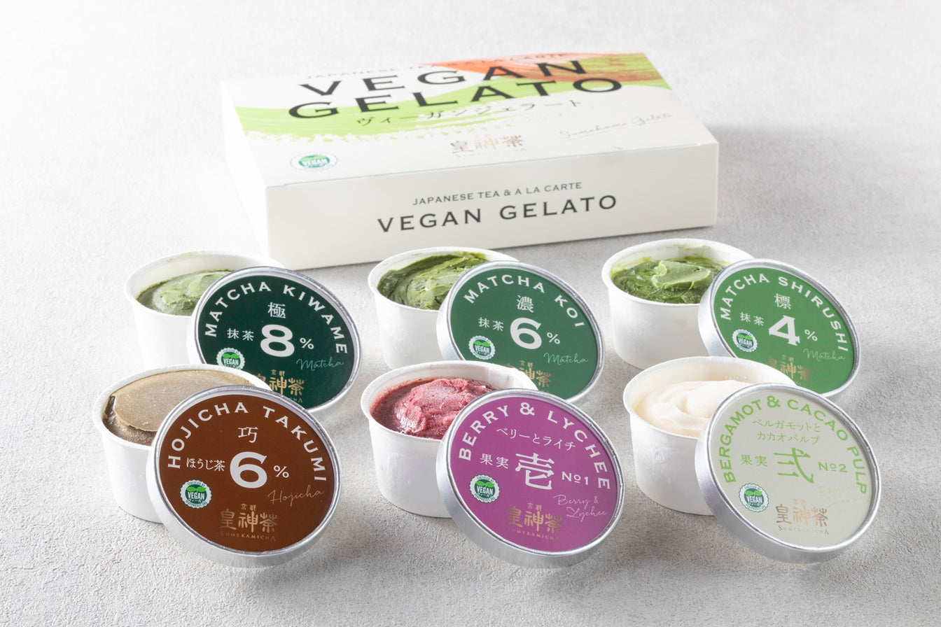Sumekami-cha VEGAN Gelato Assortment Set [Frozen Delivery]